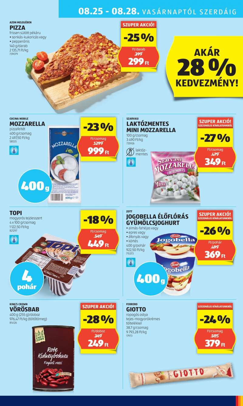 Aldi Akciós újság Aldi 29 oldal