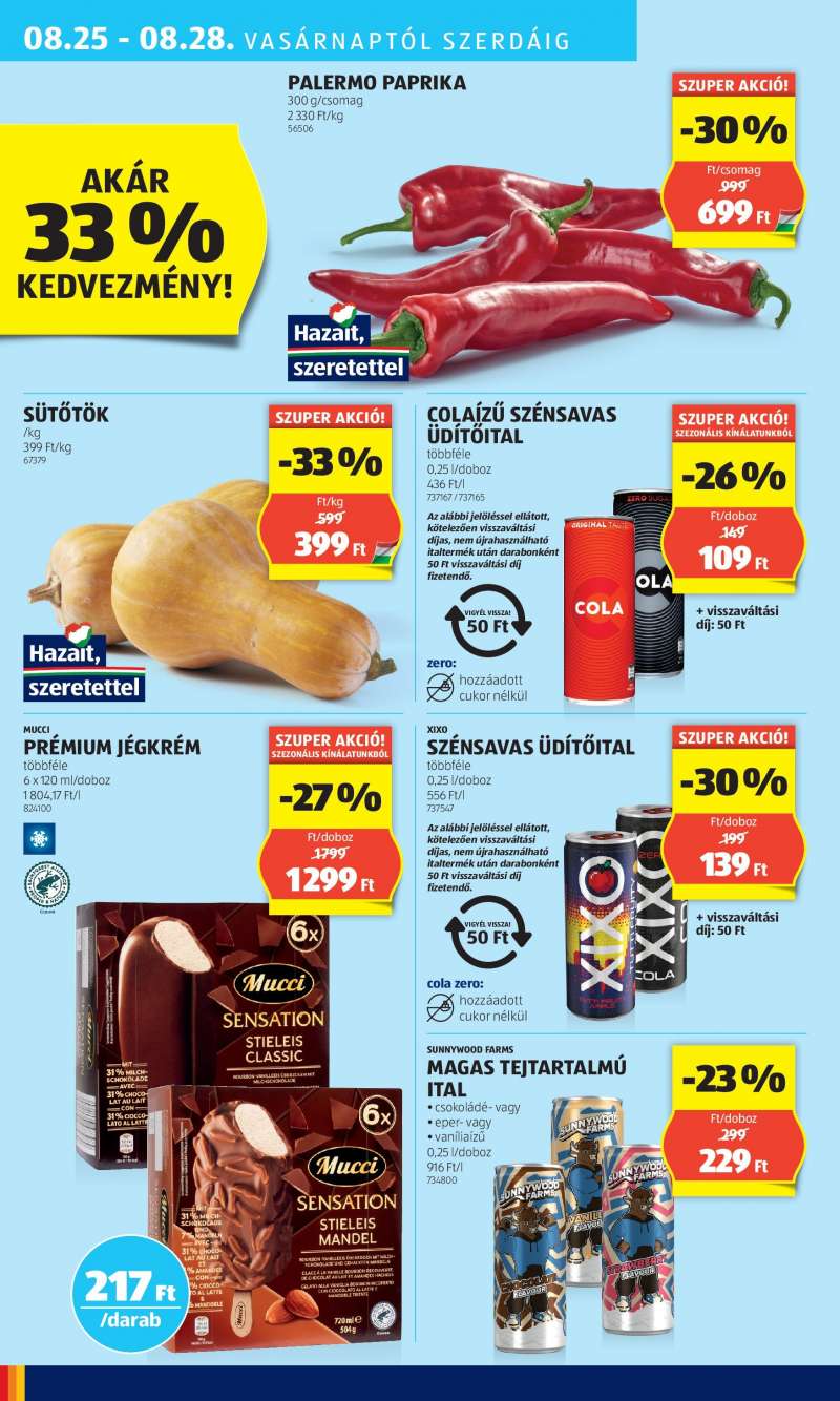 Aldi Akciós újság Aldi 30 oldal