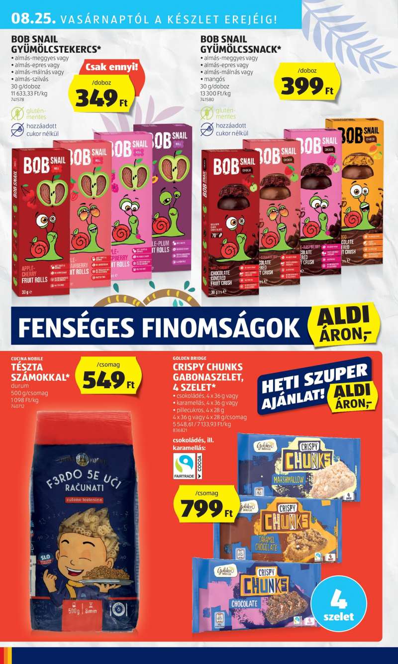 Aldi Akciós újság Aldi 34 oldal