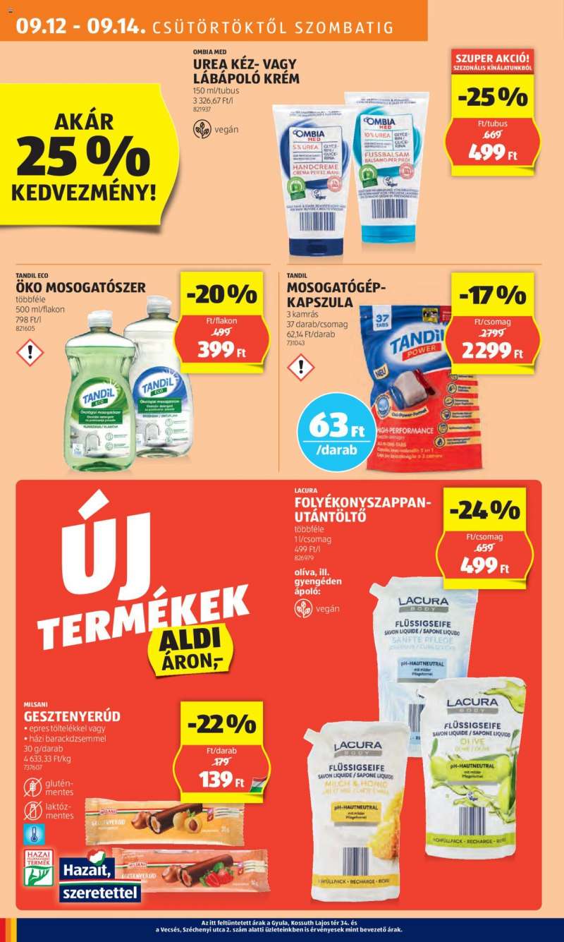 Aldi Akciós újság Aldi 10 oldal