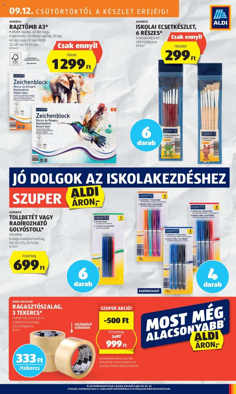 Aldi Akciós újság Aldi 17 oldal