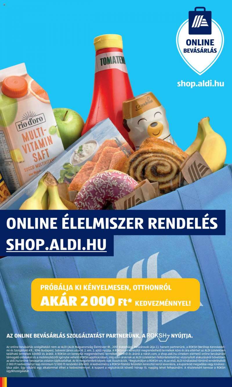 Aldi Akciós újság Aldi 18 oldal