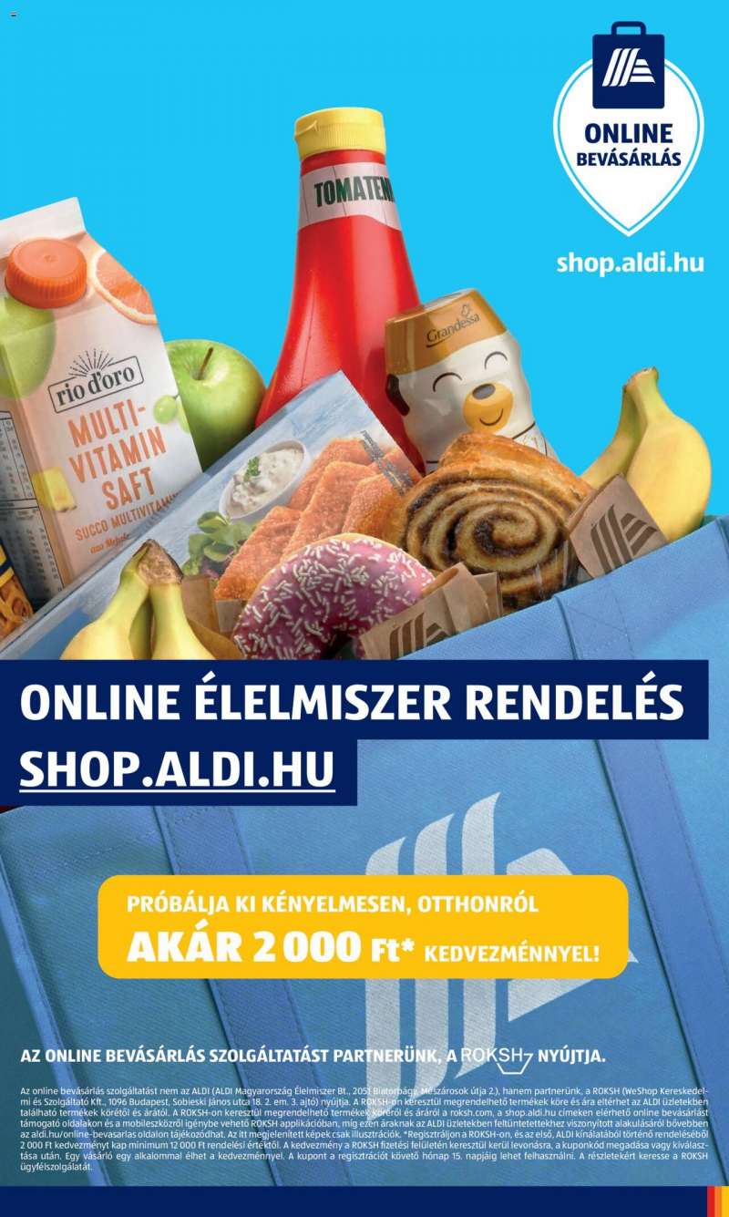 Aldi Akciós újság Aldi 19 oldal