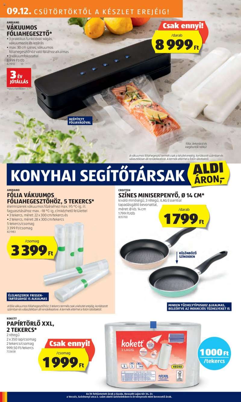 Aldi Akciós újság Aldi 22 oldal