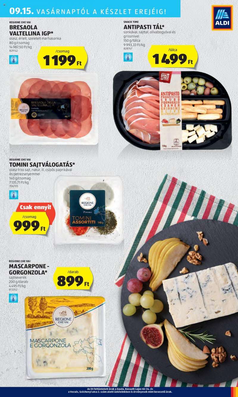 Aldi Akciós újság Aldi 37 oldal