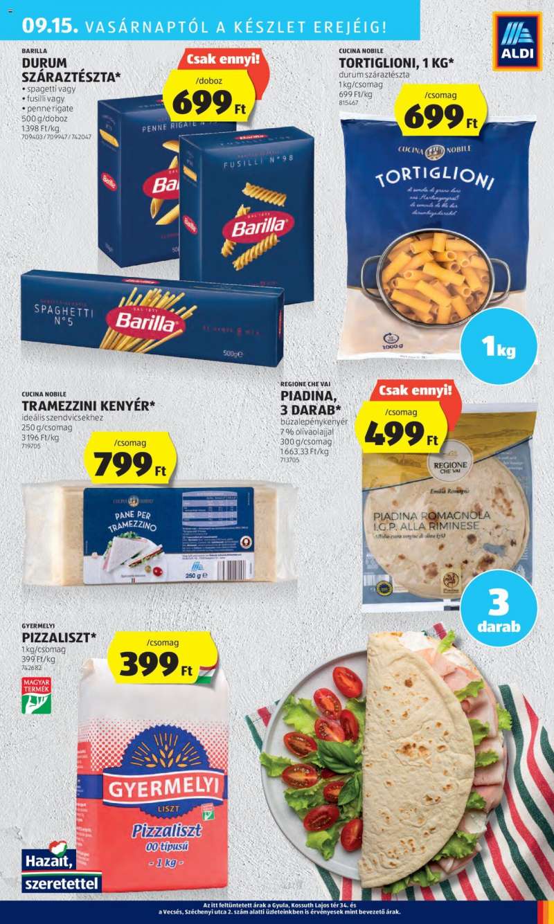 Aldi Akciós újság Aldi 39 oldal