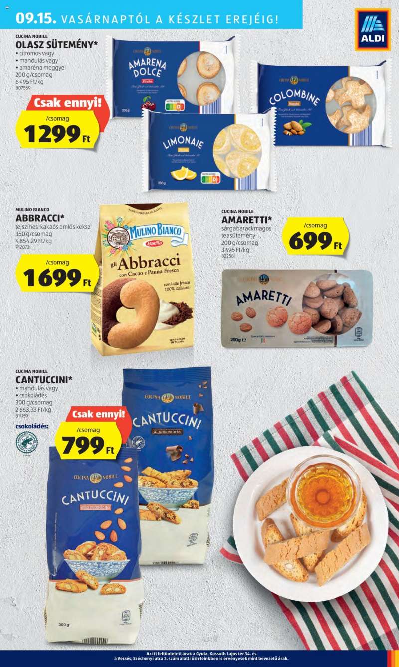 Aldi Akciós újság Aldi 41 oldal