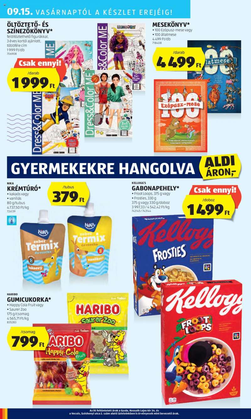 Aldi Akciós újság Aldi 44 oldal