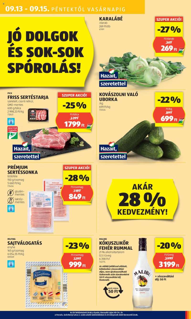 Aldi Akciós újság Aldi 45 oldal