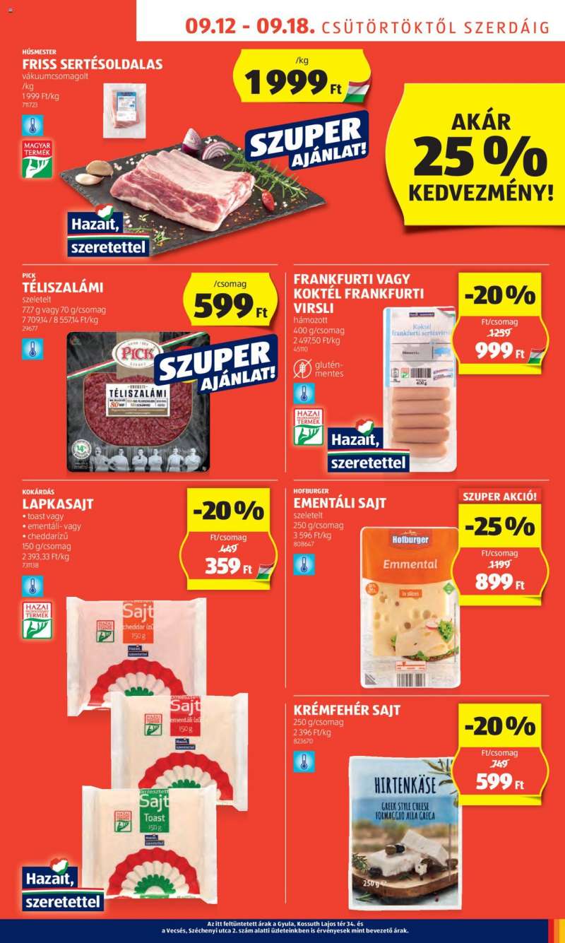 Aldi Akciós újság Aldi 5 oldal