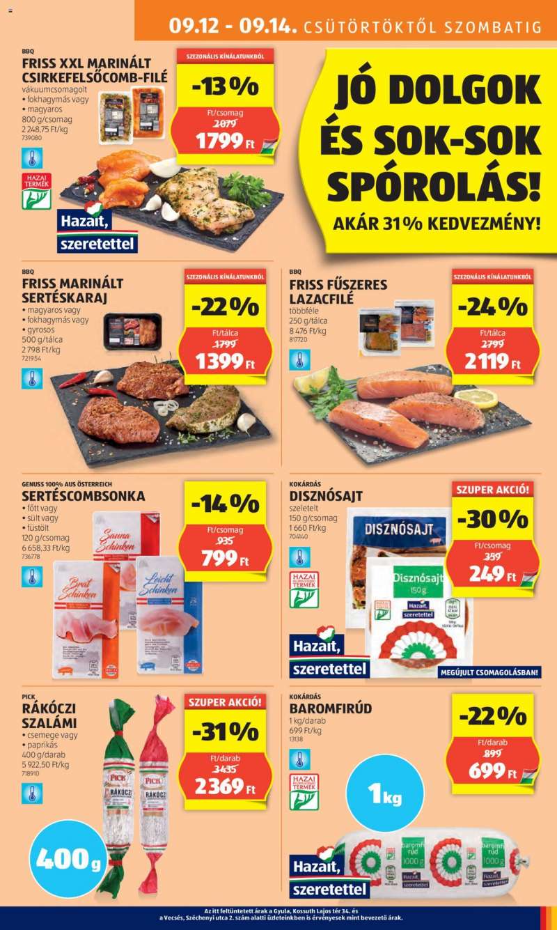 Aldi Akciós újság Aldi 7 oldal