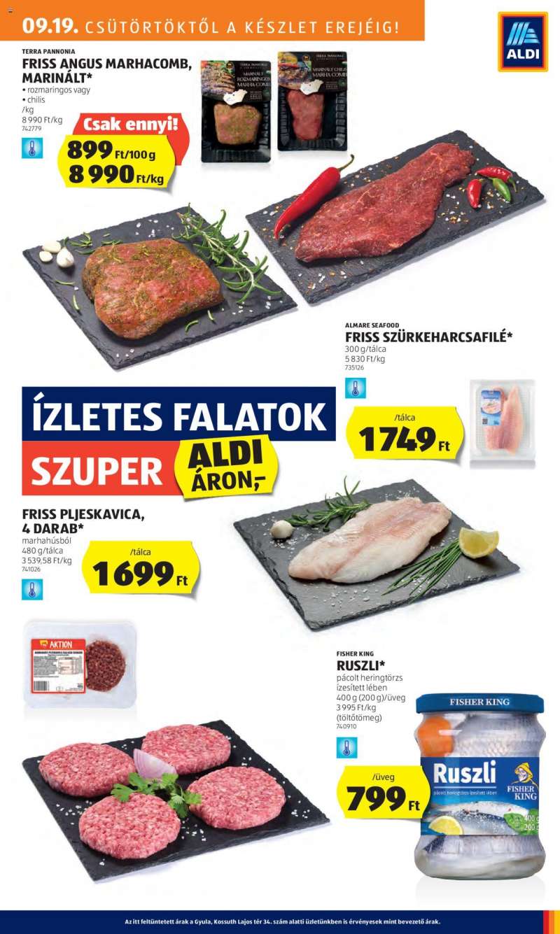 Aldi Akciós újság Aldi 11 oldal