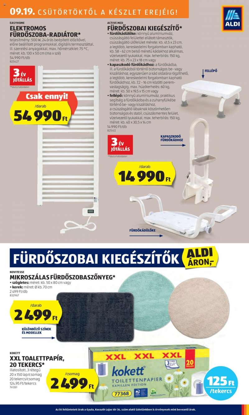 Aldi Akciós újság Aldi 17 oldal