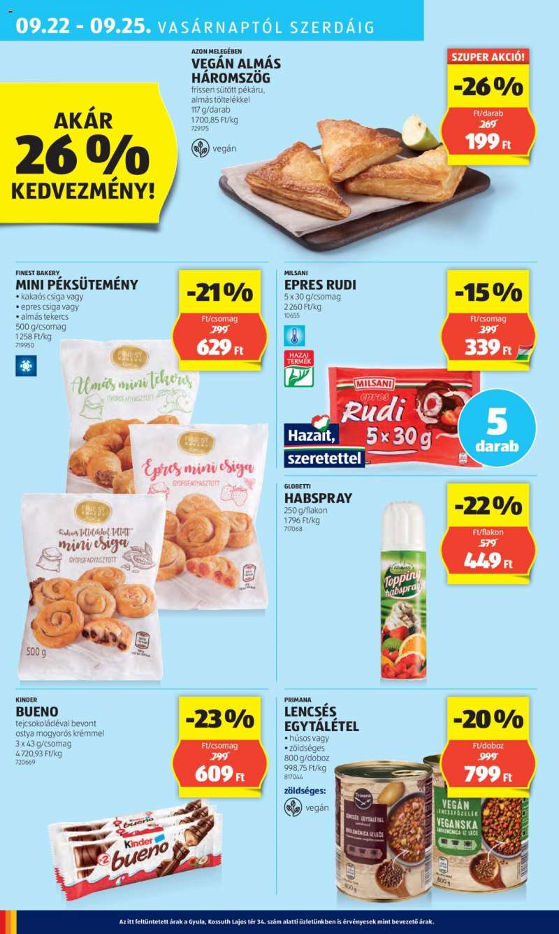 Aldi Akciós újság Aldi 26 oldal