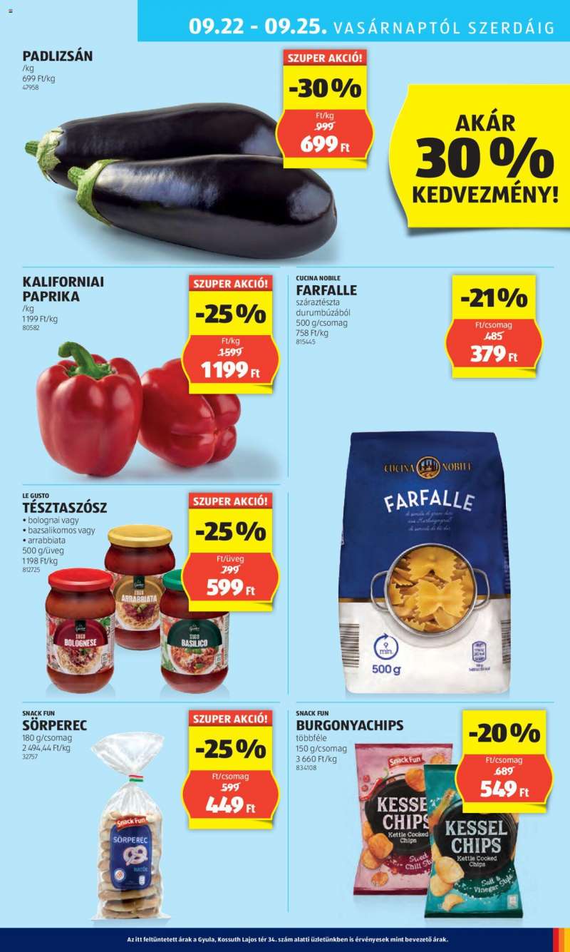 Aldi Akciós újság Aldi 27 oldal