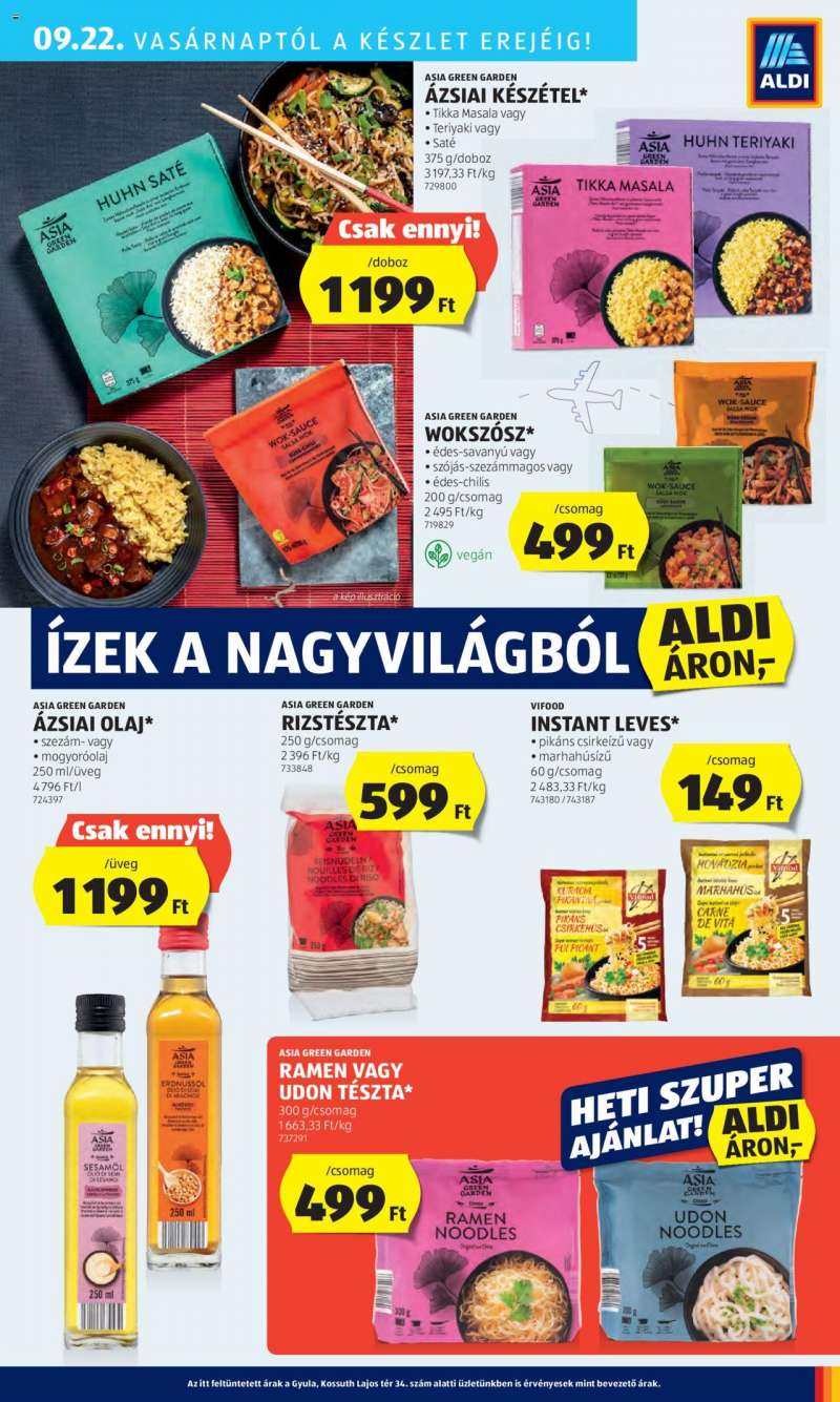 Aldi Akciós újság Aldi 29 oldal