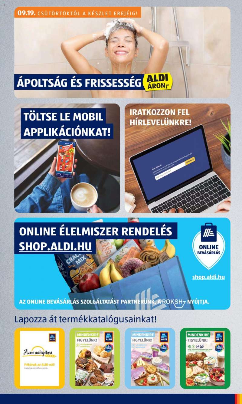 Aldi Akciós újság Aldi 3 oldal