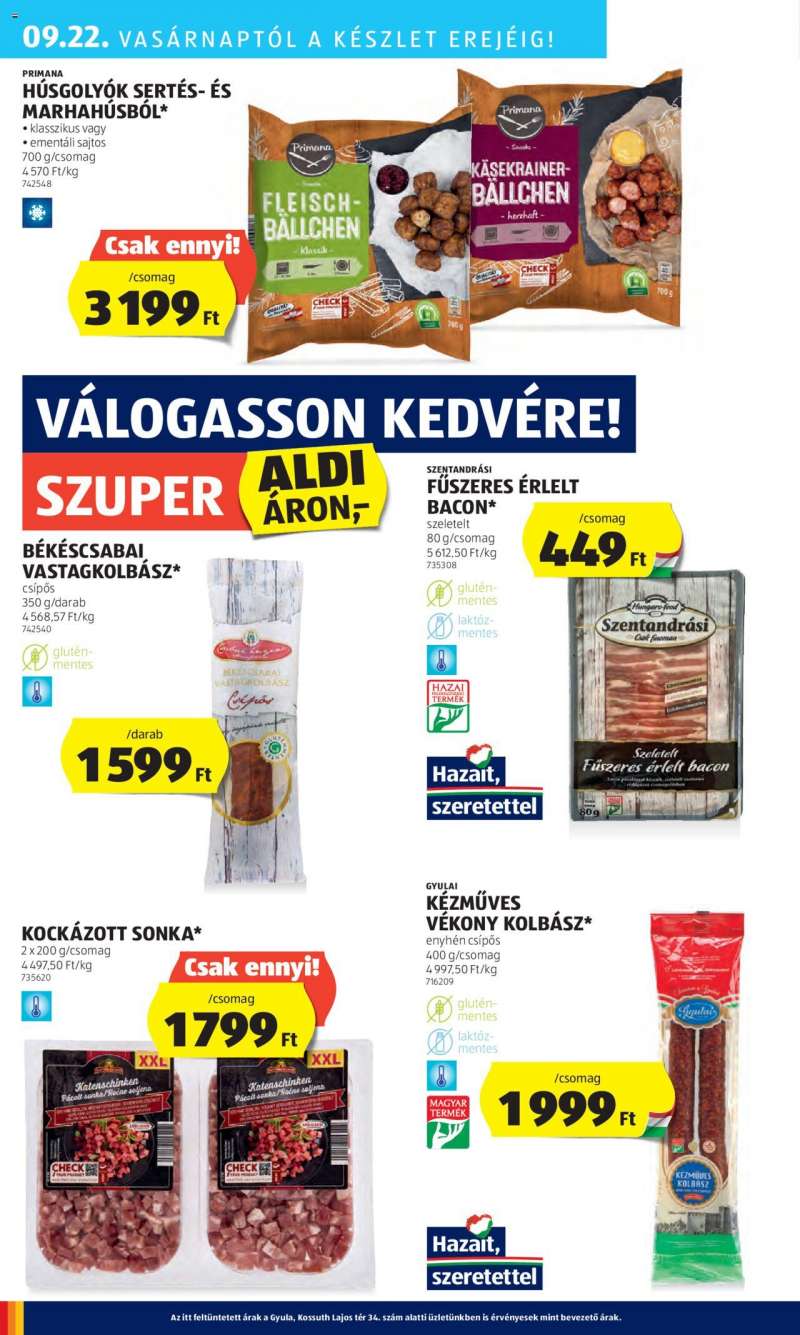 Aldi Akciós újság Aldi 32 oldal