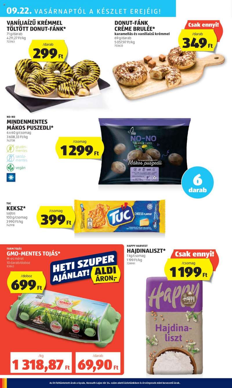 Aldi Akciós újság Aldi 34 oldal