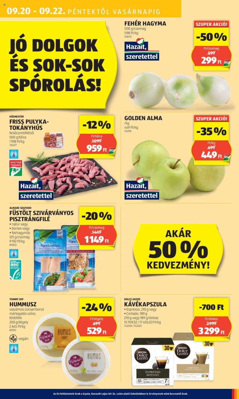 Aldi Akciós újság Aldi 43 oldal