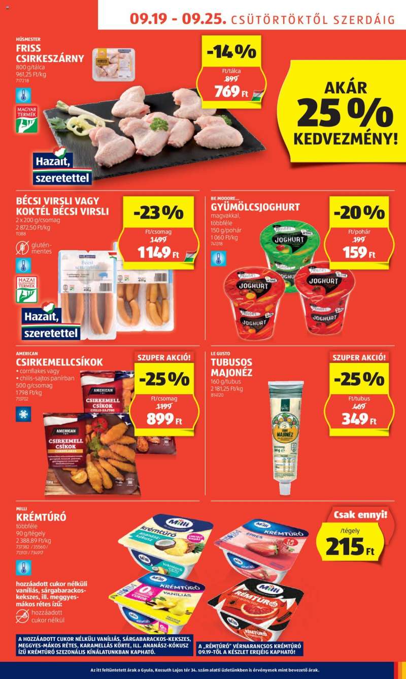 Aldi Akciós újság Aldi 5 oldal