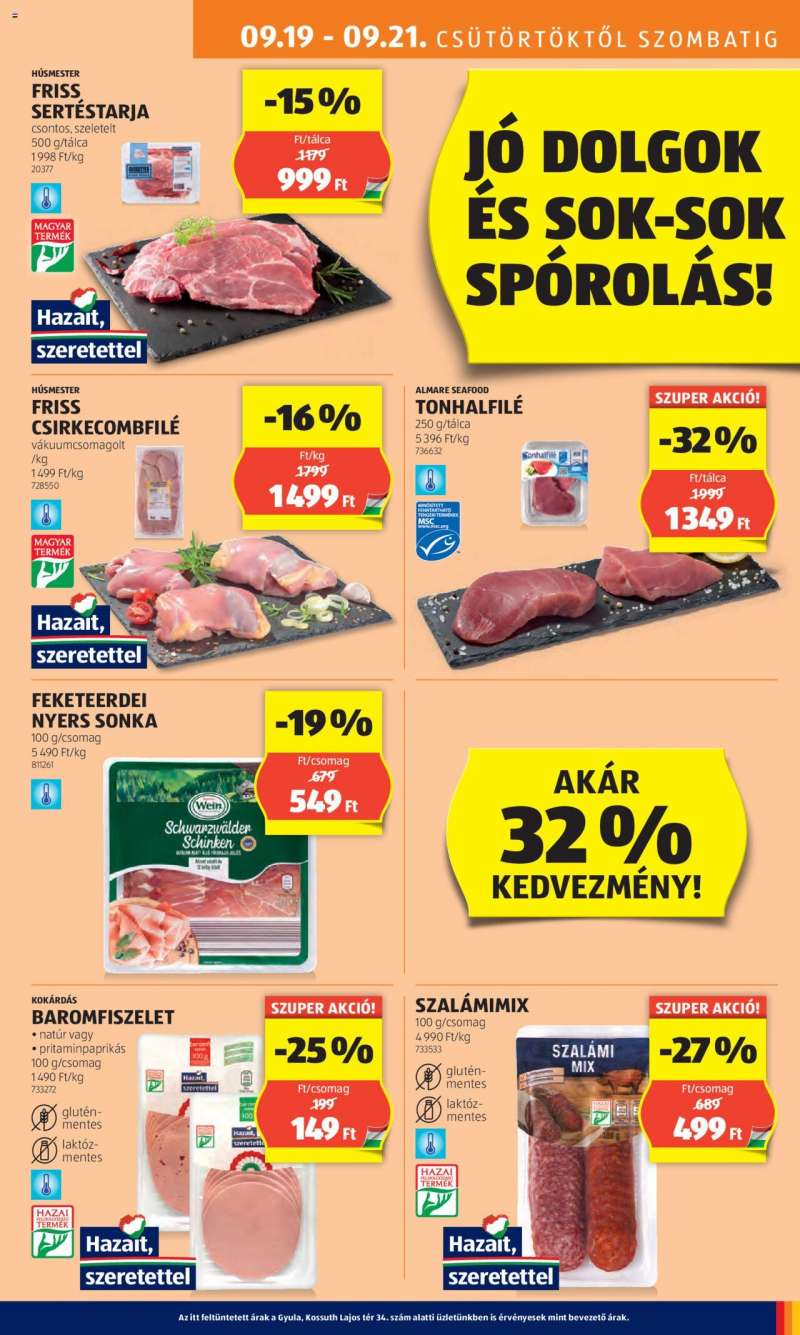 Aldi Akciós újság Aldi 7 oldal