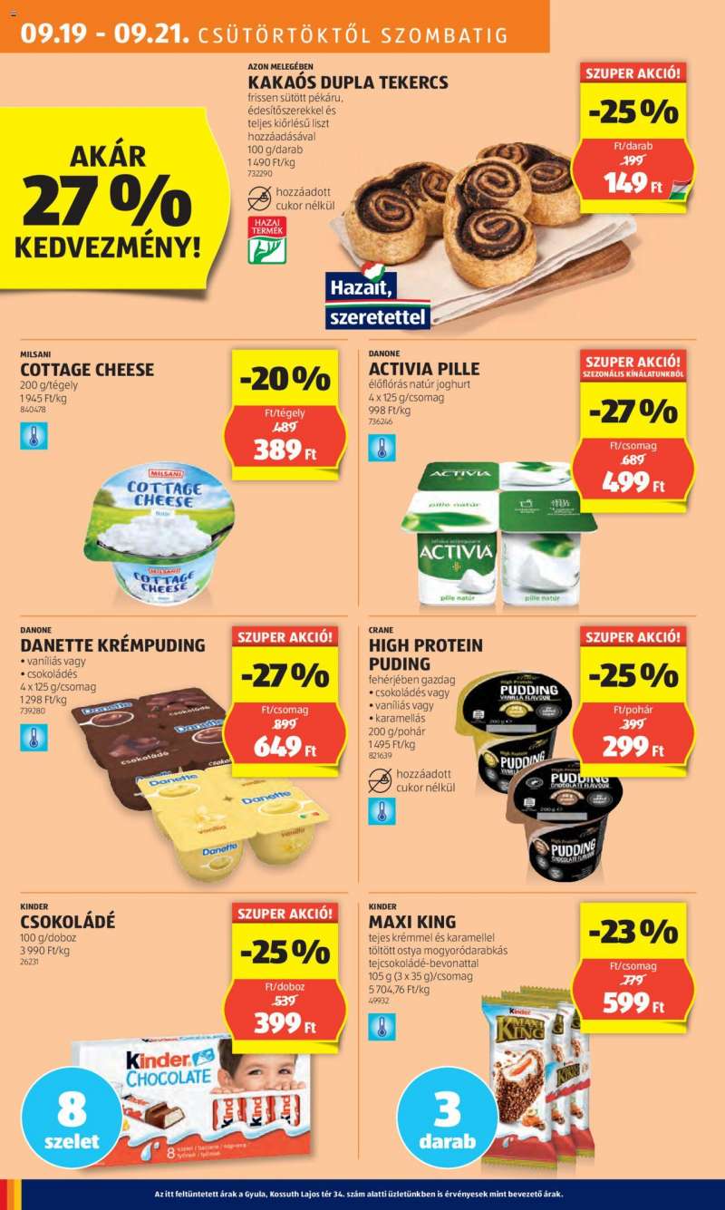 Aldi Akciós újság Aldi 8 oldal