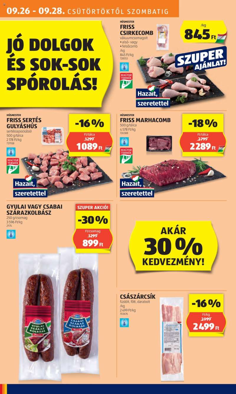 Aldi Akciós újság Aldi 10 oldal