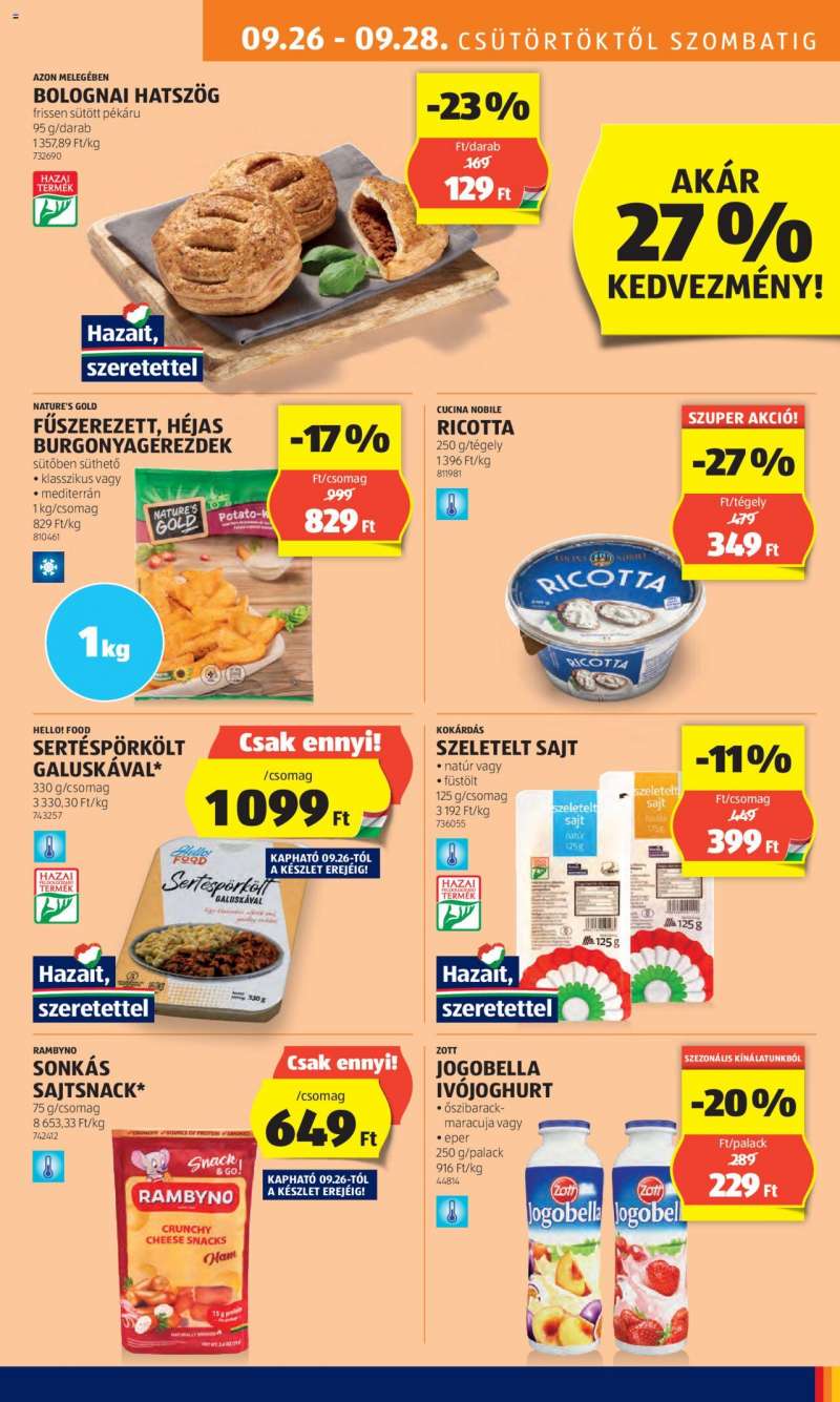 Aldi Akciós újság Aldi 11 oldal