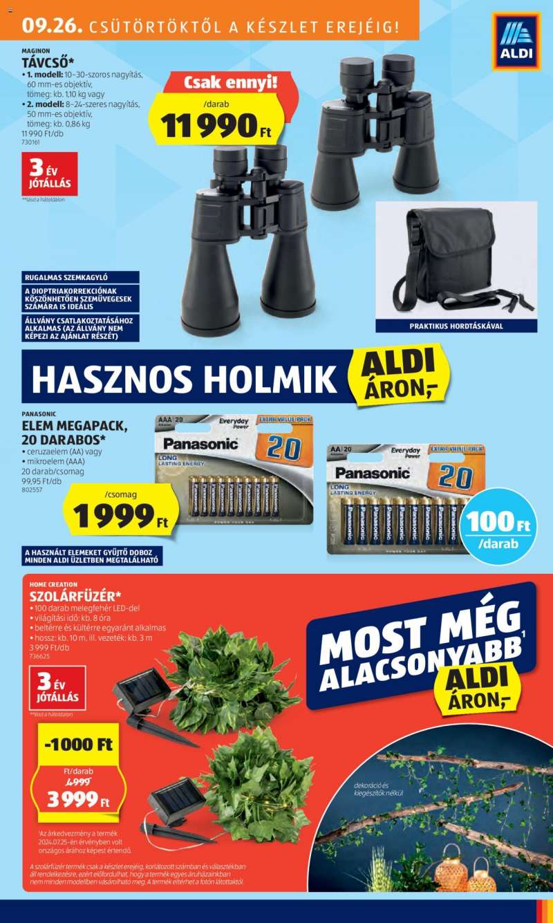 Aldi Akciós újság Aldi 27 oldal