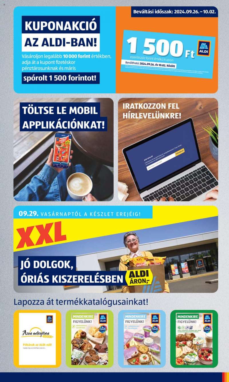 Aldi Akciós újság Aldi 3 oldal