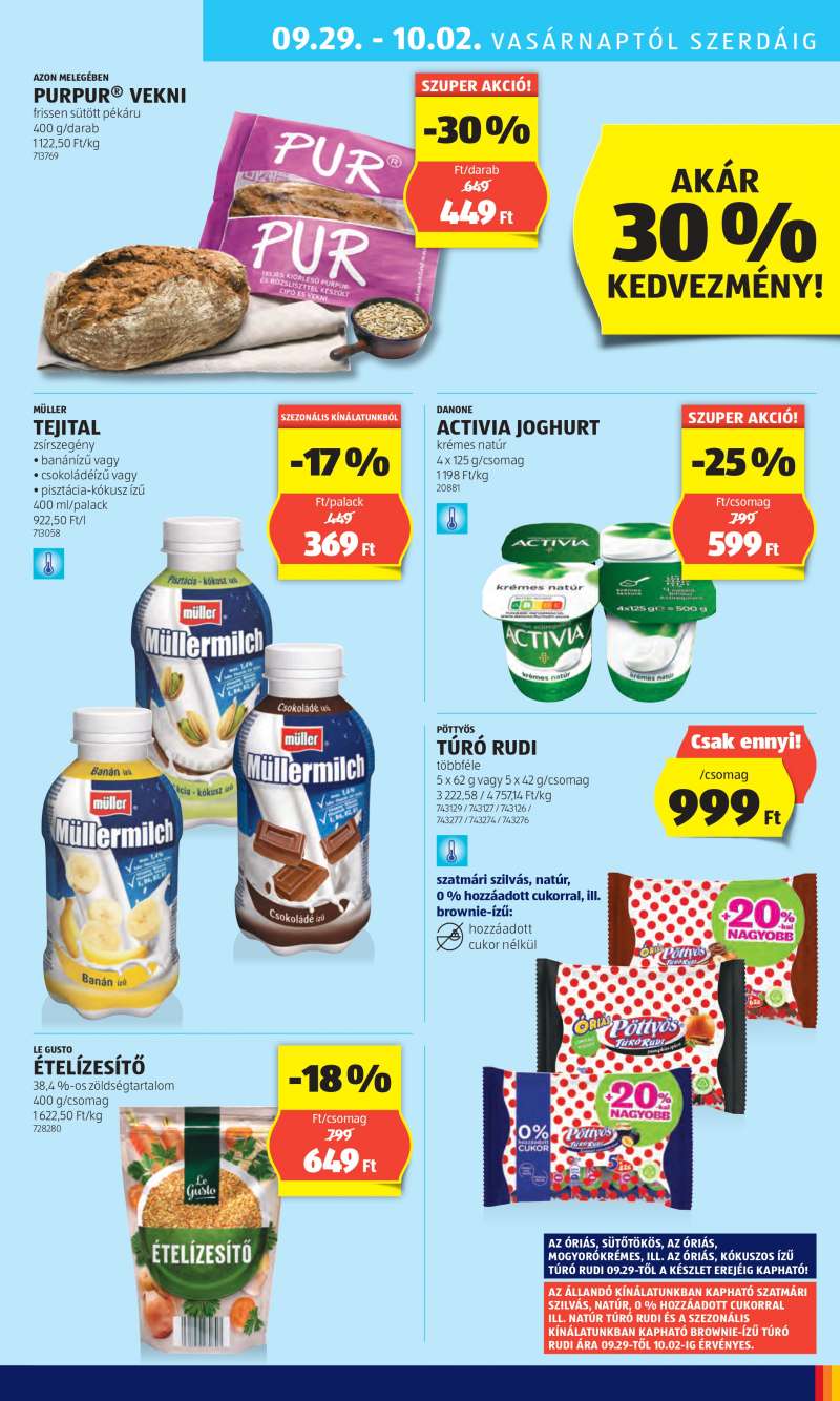 Aldi Akciós újság Aldi 31 oldal