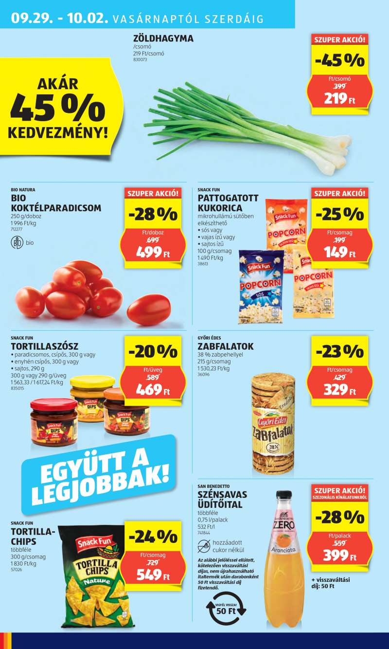 Aldi Akciós újság Aldi 32 oldal