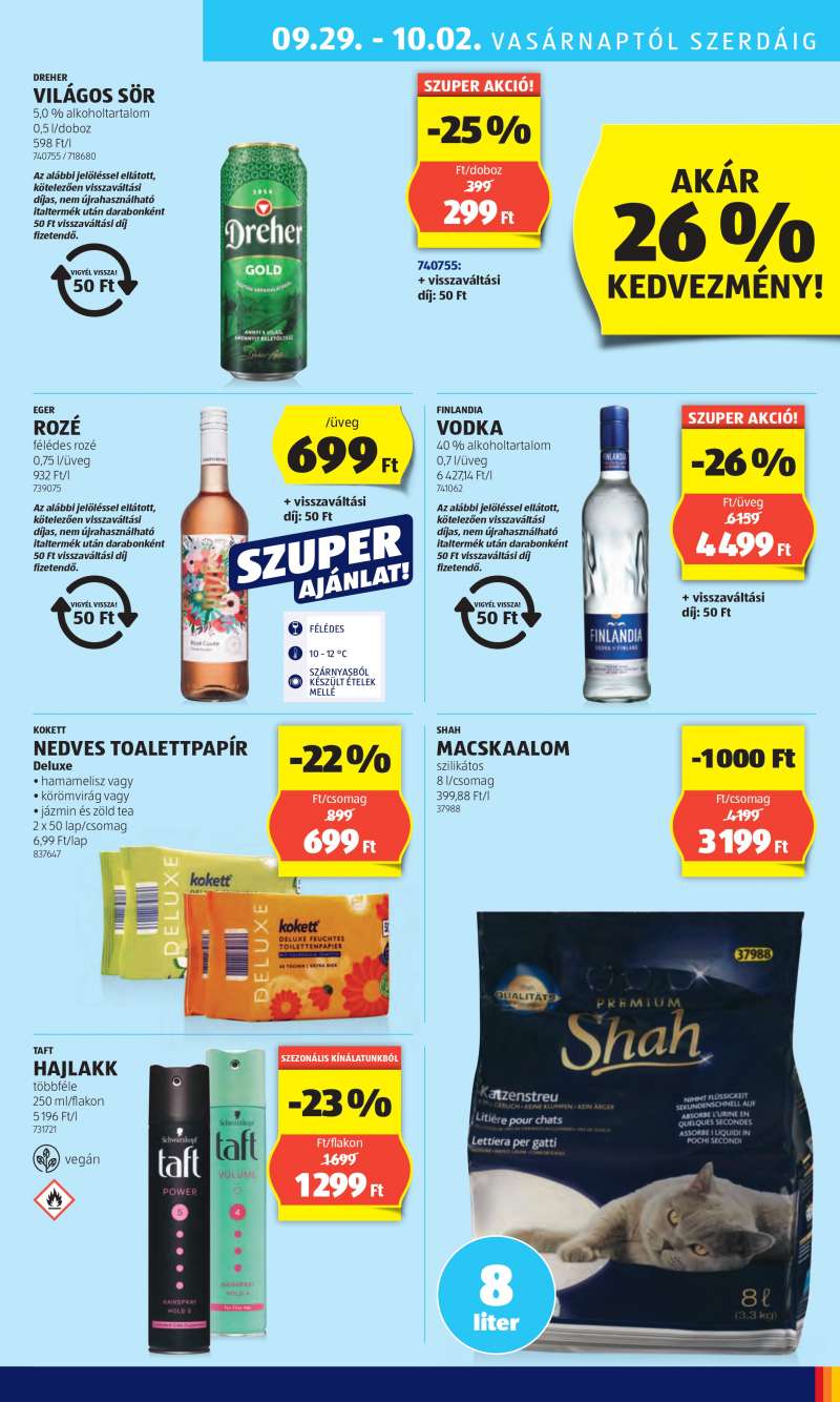 Aldi Akciós újság Aldi 33 oldal