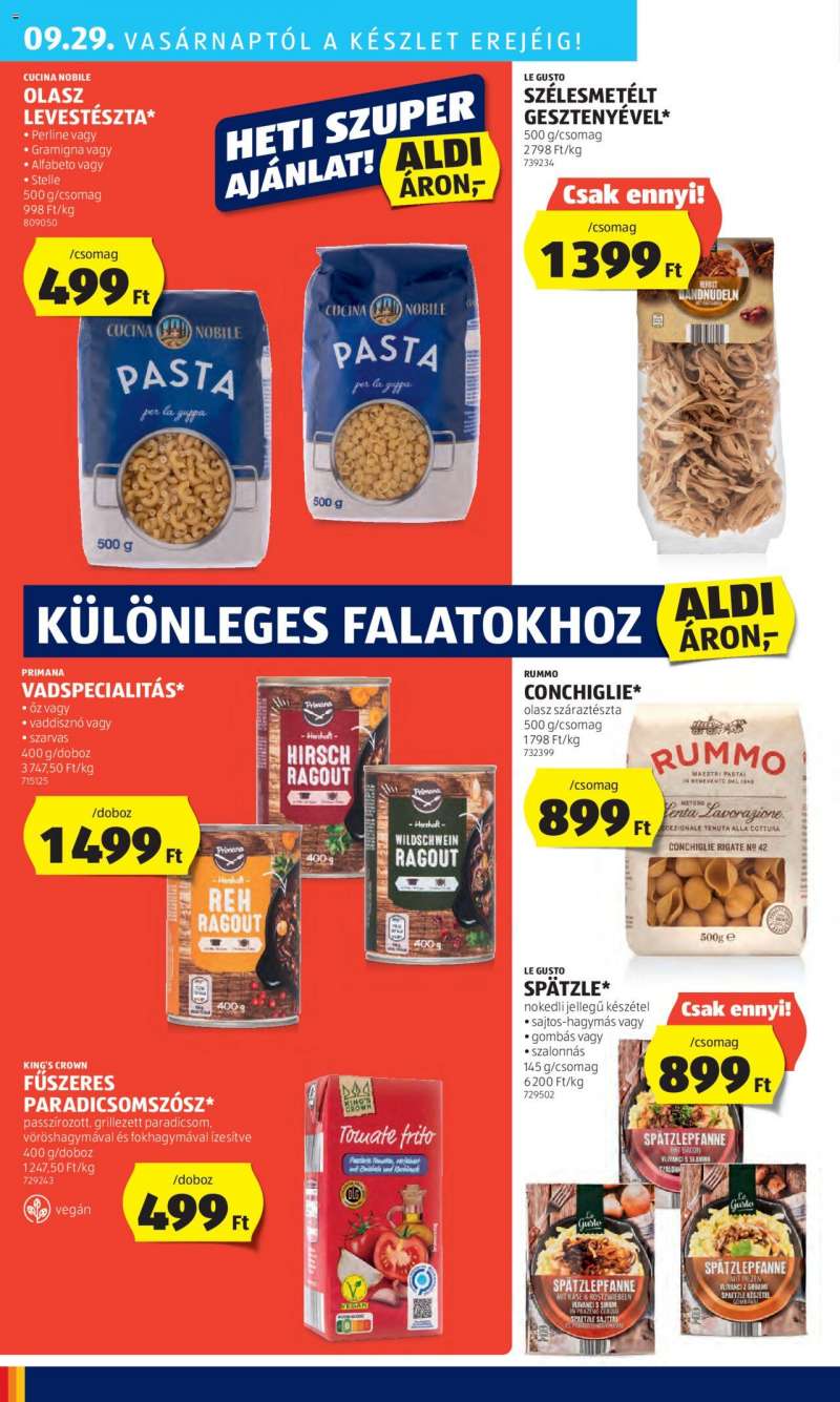 Aldi Akciós újság Aldi 34 oldal