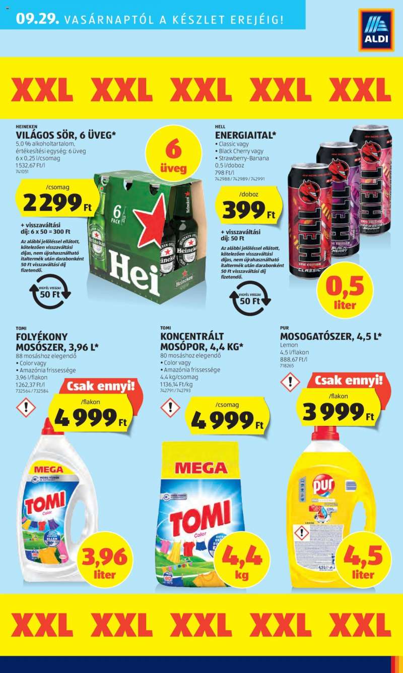 Aldi Akciós újság Aldi 37 oldal