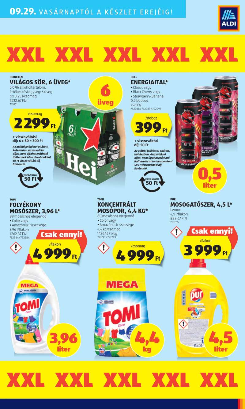 Aldi Akciós újság Aldi 37 oldal