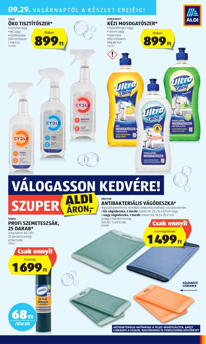 Aldi Akciós újság Aldi 39 oldal