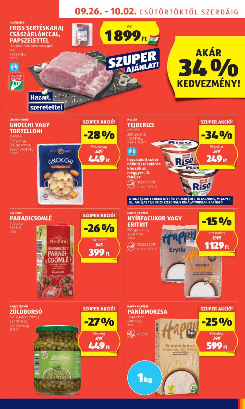 Aldi Akciós újság Aldi 5 oldal