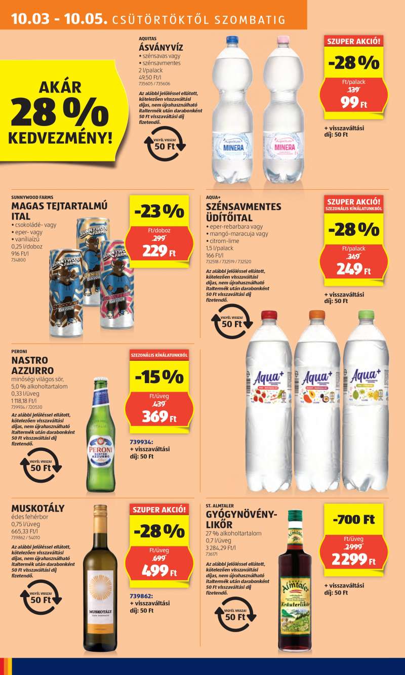 Aldi Akciós Újság 10 oldal