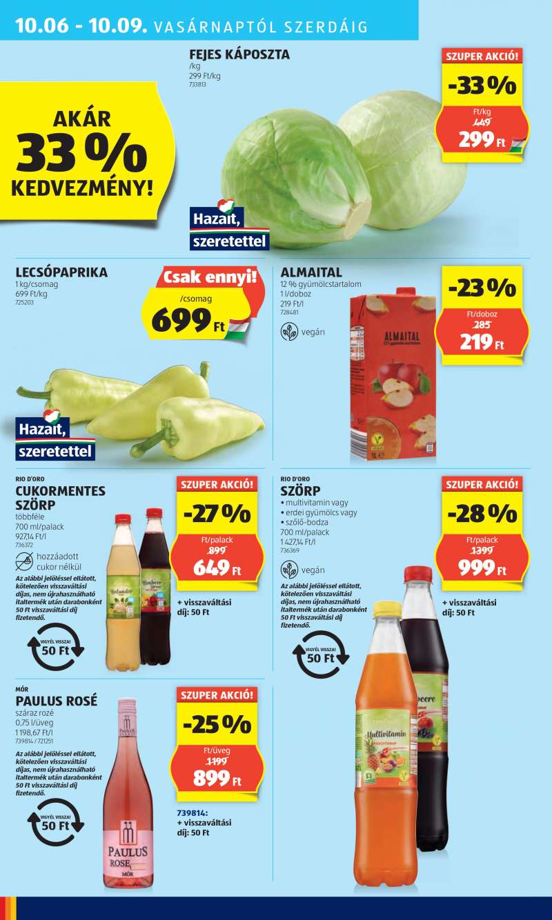 Aldi Akciós Újság 30 oldal