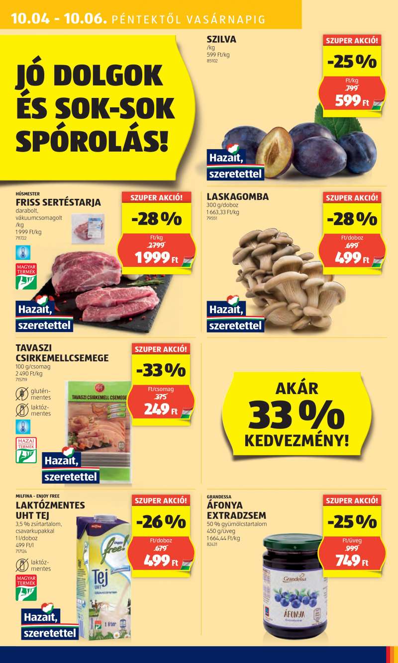 Aldi Akciós Újság 45 oldal