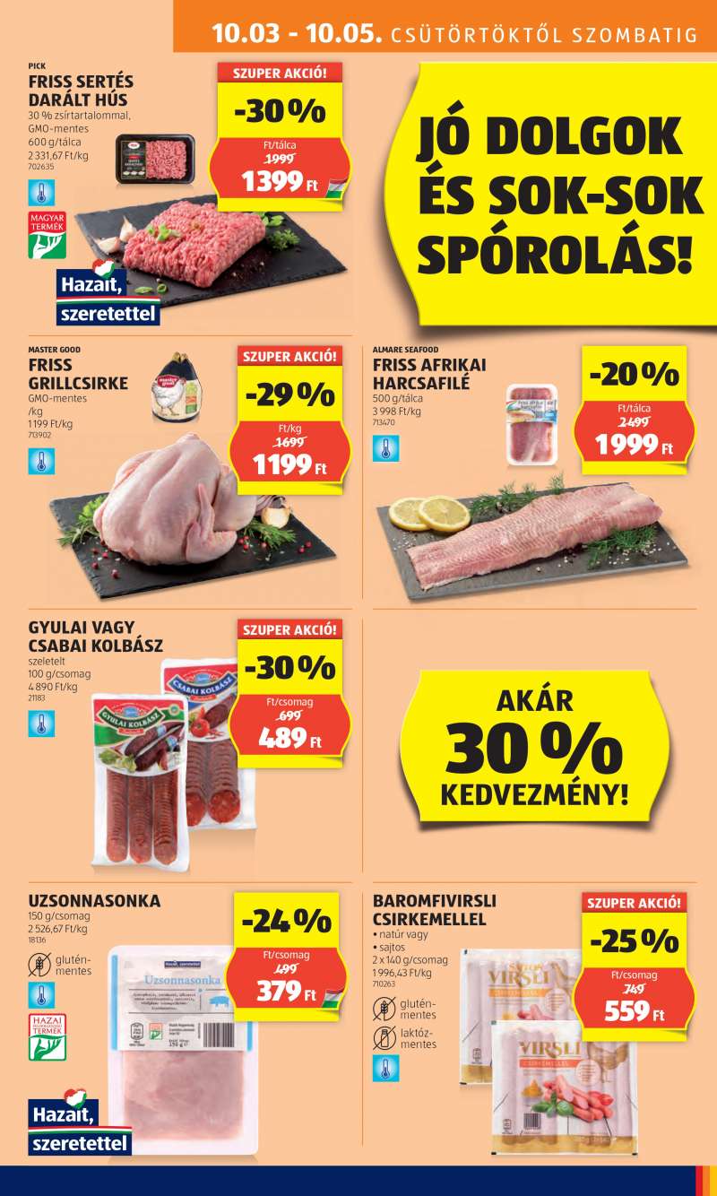 Aldi Akciós Újság 7 oldal