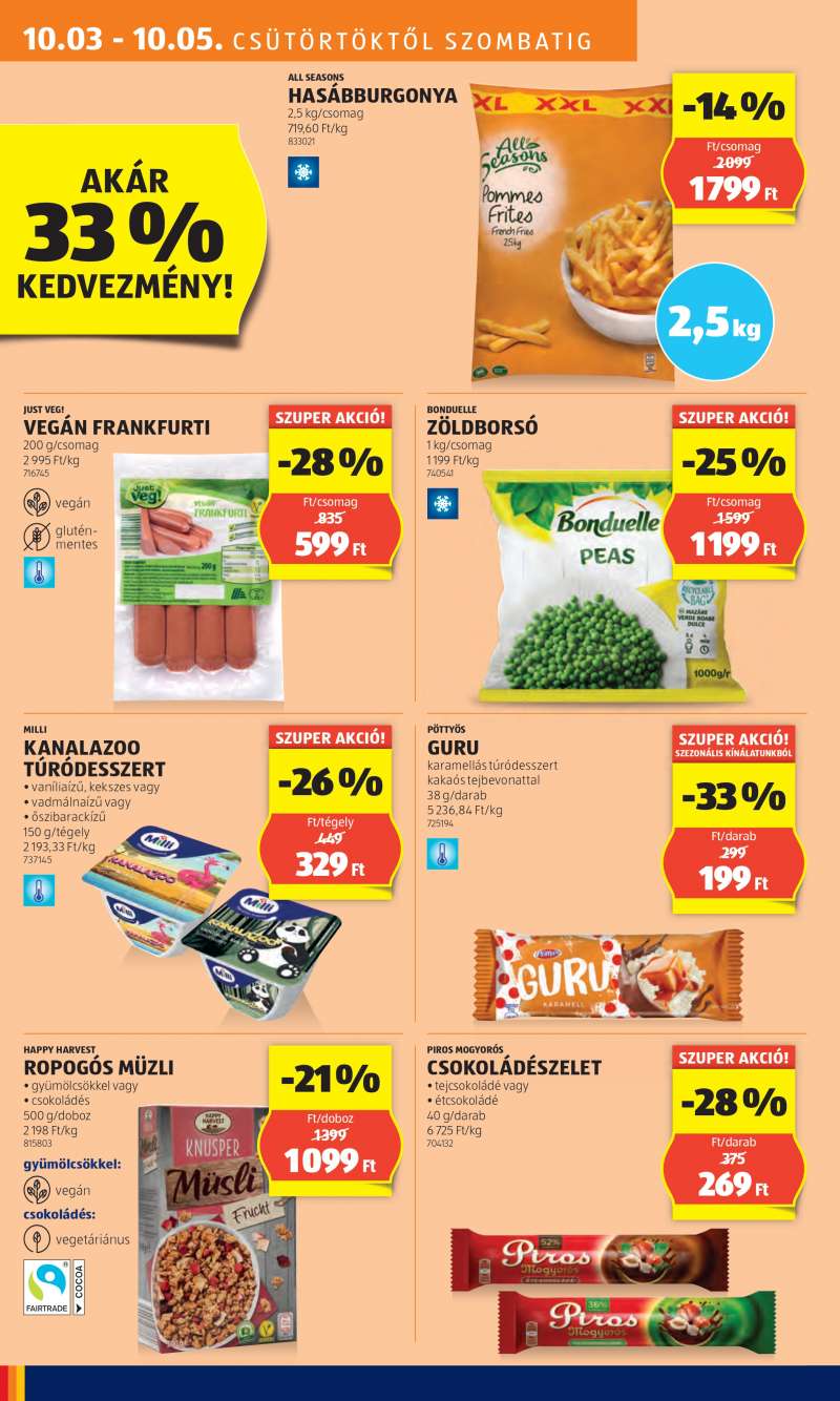 Aldi Akciós Újság 8 oldal