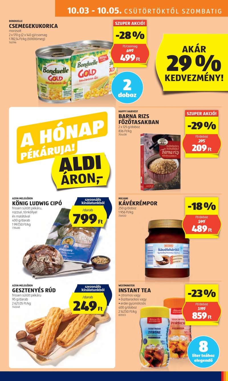 Aldi Akciós Újság 9 oldal