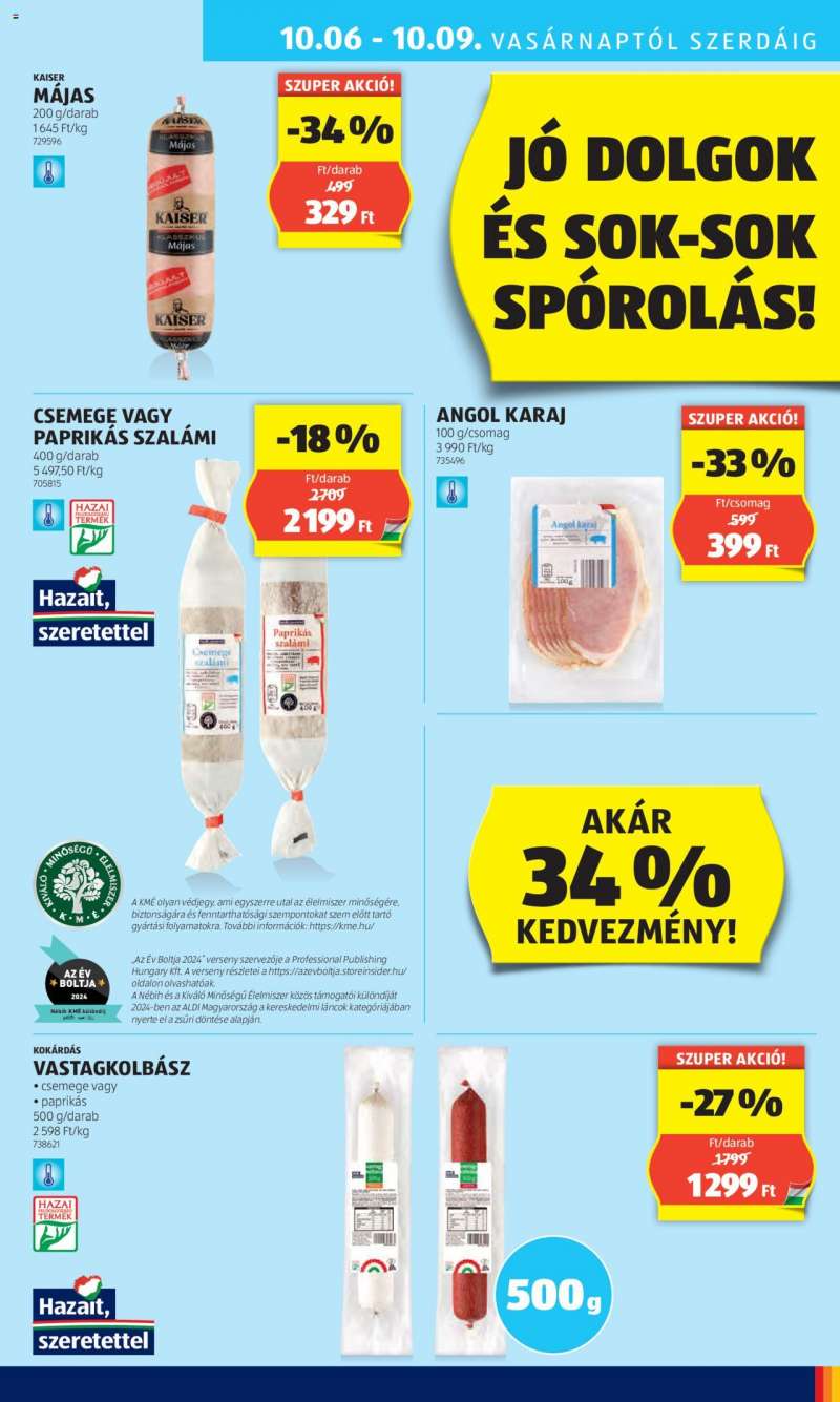 Aldi Akciós újság Aldi 27 oldal