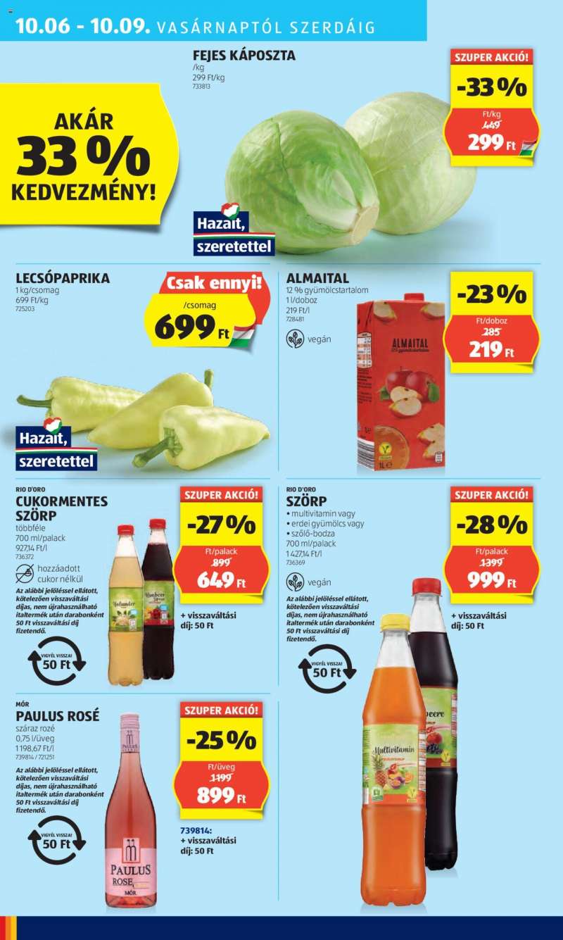 Aldi Akciós újság Aldi 30 oldal