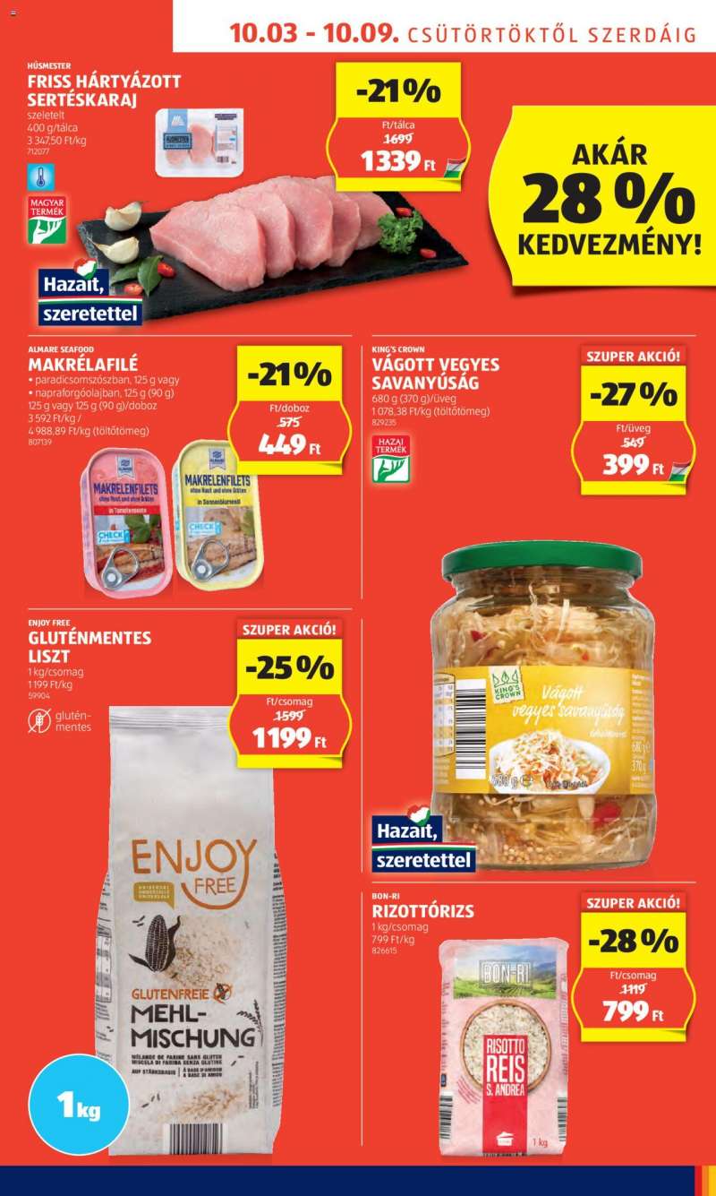 Aldi Akciós újság Aldi 5 oldal