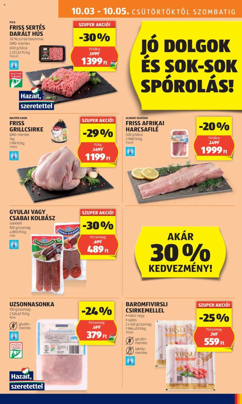 Aldi Akciós újság Aldi 7 oldal