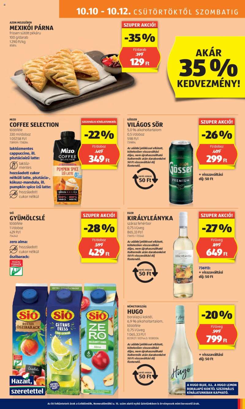 Aldi Akciós újság Aldi 11 oldal